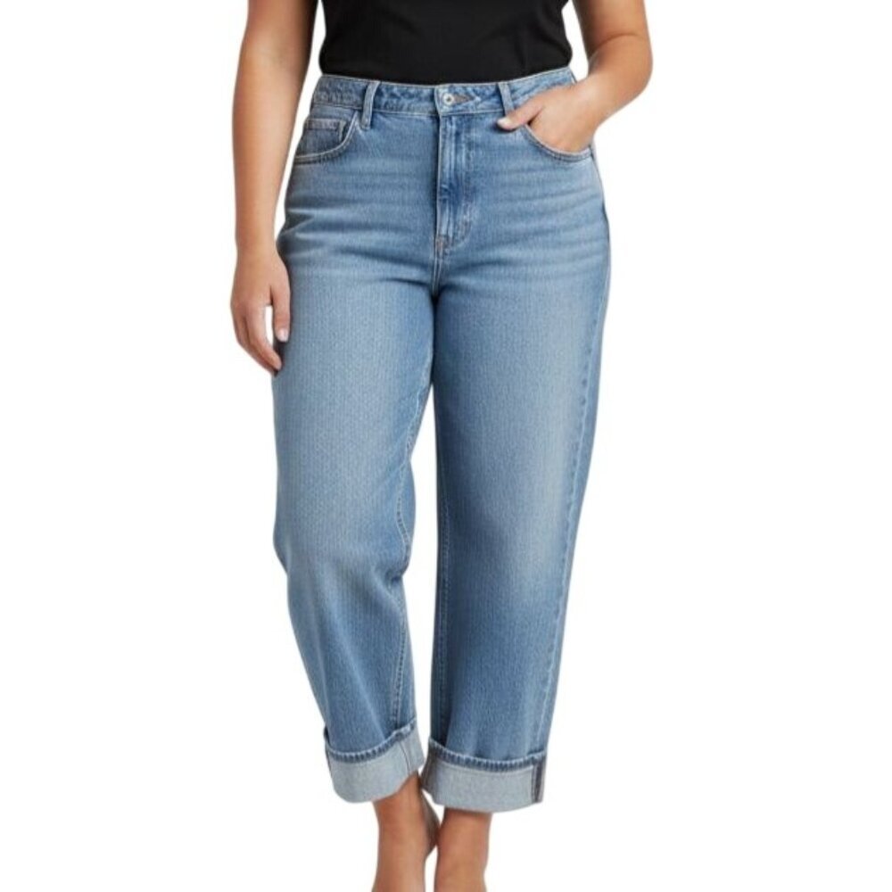 Abercrombie & Fitch Womens 90s Relaxed Jeans High Rise Curve Love 31 12S